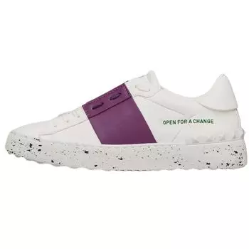 Valentino Открытые кроссовки Открыты для перемен - Закатно-пурпурные женские кроссовки Белые XW2S0781-PUD-TB0 35
