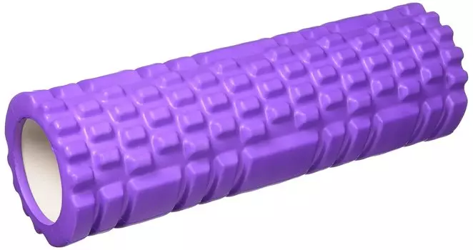 Валик для массажа Villabody Foam, обычный, диаметр 10 см-30 см (фиолетовый) фиолетовый