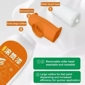 Валик для ремонта стен, кисть для покраски, краска для ремонта, щетка для удаления запаха, инструмент для покраски стен для плитки