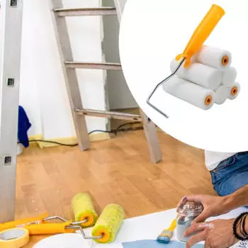 Валик, инструмент для покраски стен, декоративный аксессуар, маленькая кисть для профессионалов или дома