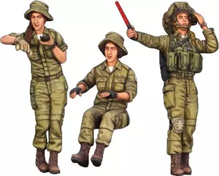 Valkyrie Miniature Current Israeli D9R Bulldozer Female Crew Set 2000s Resin Kit VM35021 1/35 3-piece