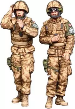Valkyrie Миниатюрный современный канадский танковый экипаж набор Афганистан 2 предмета смоляной набор VM35008 1/35