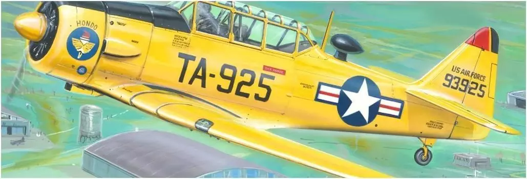VALOM American North American T6G Texan Training Aircraft Set of 2 Plastic Model CV14408 1/144