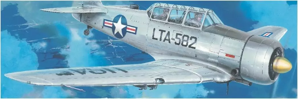 VALOM American North American T6G Texan Training Aircraft Набор из 2 корейских пластиковых моделей CV14409 1/144