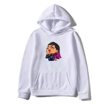 VALORANT RAYNA Hoodie Женская толстовка с капюшоном из хлопка большого размера Весна Осень Удобная толстовка с капюшоном Модный тренд Новый дизайн Топы с капюшоном S