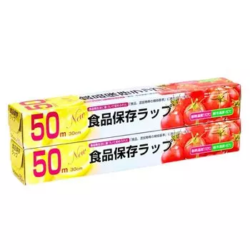 Value 2 Dainichi Sangyo PE пищевая пленка для сохранения обычная 30 см x 50 м x 2 прозрачная полиэтиленовая свежая консервация большая NL5002 [отличная упаковка]