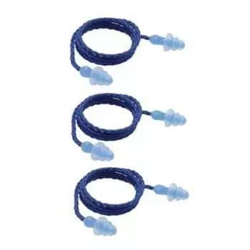 value set of 3 3m thermoplastic rubber ear plug flange type 290 290
