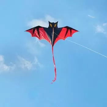 Vampire Bat Kite Red Easy To Fly Great Gift Outddoor Sports
