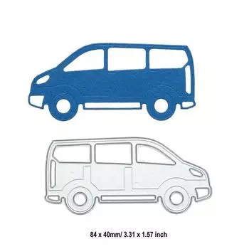 Ван автомобильный трафарет металлический трафарет DIY Скрапбукинг альбом бумажная карта тиснение ремесло высечка дорожный автомобиль