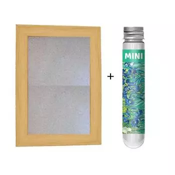 Ван Гог Ирис 150 Мини-пазл для пробирок Всемирно известная серия картин Пазл для путешествий YC-M белый