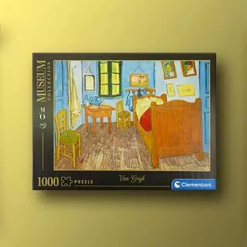 Van Gogh s Bedroom 1000 Piece Clementoni Famous Painting Jigsaw Puzzle, popular Korean board game