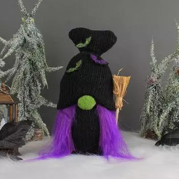 Ван Ст. Украшение в виде куклы Рудольфа, креативная светящаяся кукла старика, реквизит для вечеринки на Фестиваль призраков Z1-3 black hat purple hair