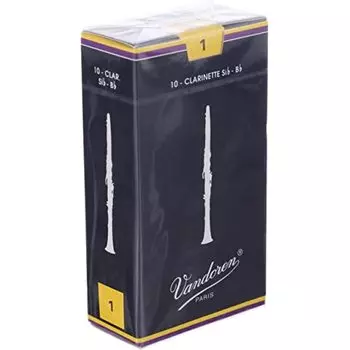 Vandoren Traditional 1 Трость для кларнета Твёрдость B (Вандорен)