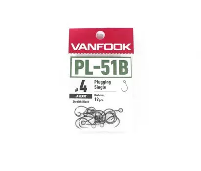 Vanfook PL-51B Plugging Single Hook Без зазубрин Размер 4 (9931)