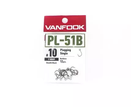 Vanfook PL-51B Затыкание с одним крючком без зазубрин Размер 10 (9894)