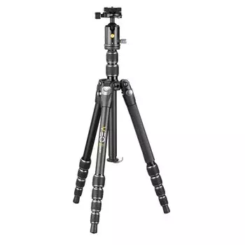 VANGUARD VEO 3T 235 ABP Штатив для камеры серии VEO 3T Алюминиевый дорожный штатив, совместимый с зеркальными камерами В комплекте пульт дистанционного управления Bluetooth Переменная быстросъемная площадка чёрный