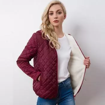 VANGULL женские пуховые парки-пуховики женские зимние пальто с хлопковой подкладкой верхняя одежда с капюшоном пальто M вино красного