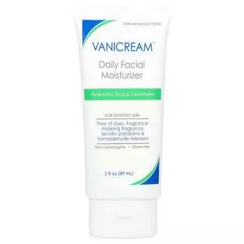 Vanicream, Ежедневный увлажняющий крем для лица, Для чувствительной кожи, Без запаха, 3 жидких унции (89 мл)