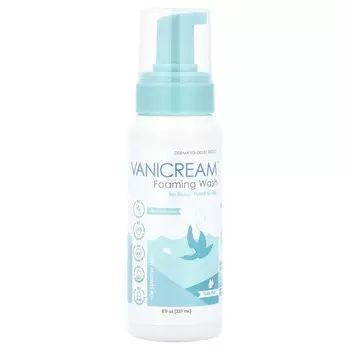 Vanicream, пенящееся средство для умывания, для младенцев, для чувствительной кожи, против слез, 8 жидких унций (237 мл)