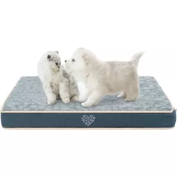 VANKEAN Dog Dog Pet Machine Room для маленьких и средних размеров коврик, кровать, кровать, дышащий, теплый, водонепроницаемый, двусторонний, съемный, моющийся, использование, собаки, синий