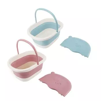 Ванна для ног для детей, ванна для ног с массажем, многофункциональная акупунктурная точка F Pink