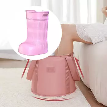 Ванна для ног, креативная ванна для мытья ног, спа-массаж для релаксации розовый