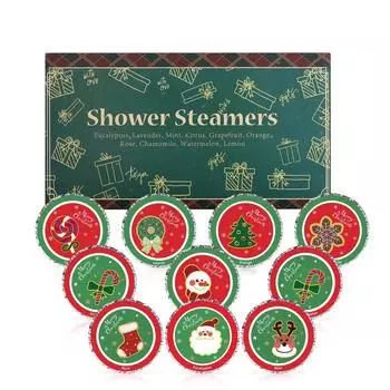 Ванна Критическое Масло Шипучие Таблетки Ароматерапия Критическое Масло-Расслабление Подарки На День Рождения Для Женщин И Мужчин 10 ШТ. красный