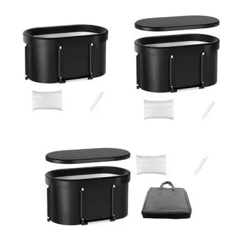 Ванна со льдом, складная ванна для душа, большая ванна, бочкообразная ванна, переносная ванна для спортсменов, взрослых, дома