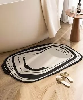 Ванна водопоглощающий деформируемый водопоглощающий внутренний корейский разное SML супер стильный деформируемый коврик и другой коврик, коврик, однотонный, стильный,