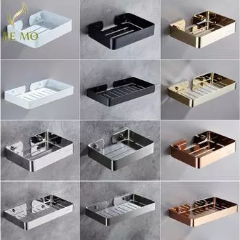 Ванная комната 304 нержавеющая сталь слив мыльница полка для ванной корзина для мыла унитаз настенное крепление для хранения мыльница