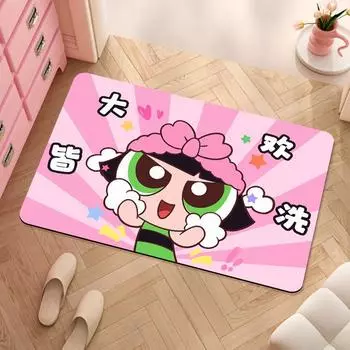 Ванная комната Диатомовая грязь Подушка для туалета Туалетная дверь Впитывающий коврик Вишневый Maruko Коврик для ног в ванной комнате 40 * 60CM (soft diatom mud)