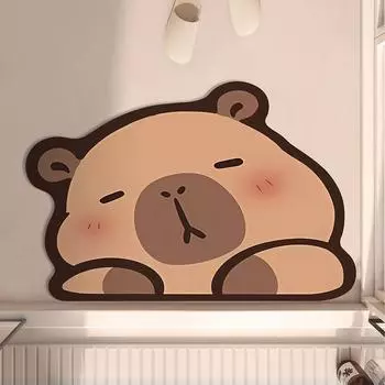 Ванная комната Душ Диатомовая Грязь Впитывающие Подушечки Для Ног Для Двери В Ванную Комнату Противоскользящие Коврики Специальной Формы 40 * 60 cm