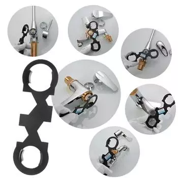 Ванная комната Душевой кран Гаечный ключ Шланг Гайка Клапан Баблеры Гаечный ключ Кран Установлен