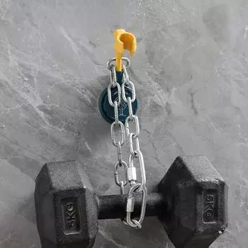 Ванная комната Клей для вакуумного душа с присоской Основание Универсальная регулировка качающейся головки Вращающийся кронштейн для душа Бесплатный перфоратор жёлтый