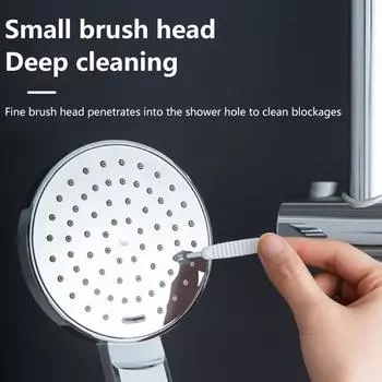 Ванная комната Микро нейлоновая щетка для душа Щетка для очистки против засорения белый