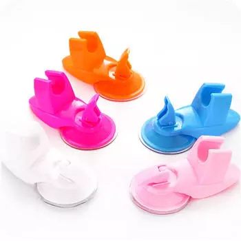 Ванная комната Прочный прикрепляемый держатель для душевой лейки Подвижный кронштейн Мощный держатель для сиденья душа с присоской