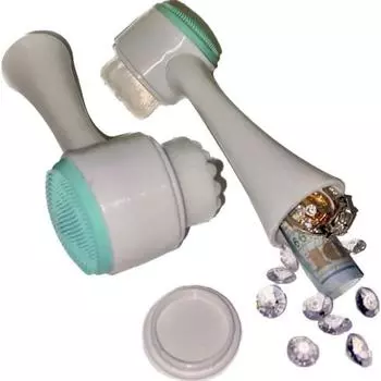 Ванная комната Щетка для лица Диверсия Хранение Скрыть Личные Деньги Портативная Щетка для лица Скрыть Украшения Скрытый Ящик Для Хранения Мини Сейф синий