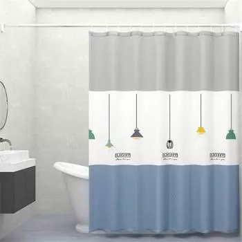 Ванная комната Утолщенная PEVA Водонепроницаемая Ткань Занавеска Разделительная Занавеска Душевая Занавеска 80*180cm