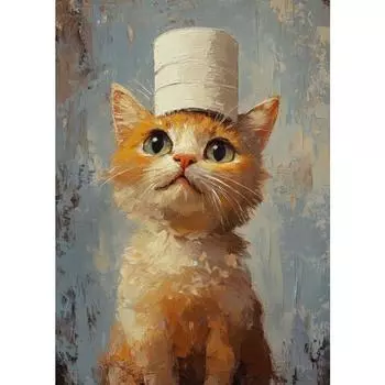 Ванная Комната Животное с Туалетной Бумагой Постеры Принты Лиса Тигр Выдра Корова Панда Обезьяна Холст Картина Настенное Искусство Картинки Домашний Декор 21cm30cm NoFrame