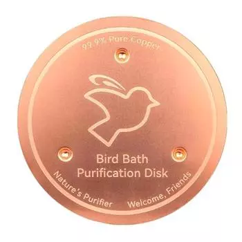 Ванночка для колибри Медный диск Легко использовать Универсальная посадка Диск для чистки из чистой меди с трехточечной опорой