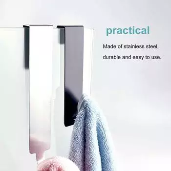 Держатель для крючков для ванной, тяжелые крючки для хранения из нержавеющей стали, органайзер для ванной и кухни для халата, полотенца, халата, пальто, вешалка для шарфа, крючки для душа M