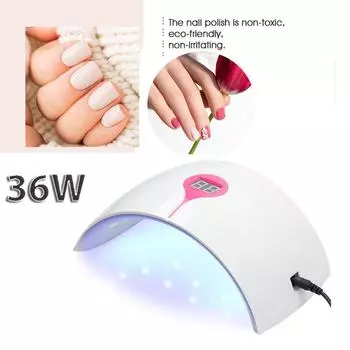 VANREESA 36 Вт Сушилка для гель-лака УФ-лампа для сушки маникюра 18 светодиодов Домашний дизайн ногтей Diy Инструменты Лампа для фототерапии белый