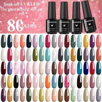 VANREESA 8 мл гель-лак для ногтей полупереносимый лак гель нужно использовать сушилка для ногтей лампа дизайн ногтей дома 394