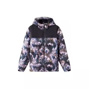 Vans All Over Print Hooded Long Sleeve Down Jacket Unisex Upperwear VN0A32POKSX M