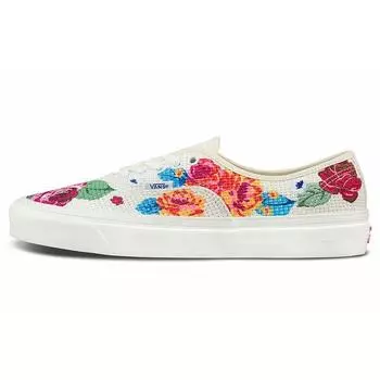 Vans Authentic 44 DX Anaheim Factory — кроссовки унисекс с цветочным принтом, белые, с острием VN0A54F29GM 35
