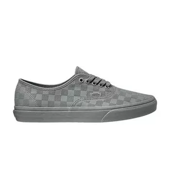 Vans Authentic Mono Checkerboard — серые кроссовки унисекс VN000CRQGRY 38