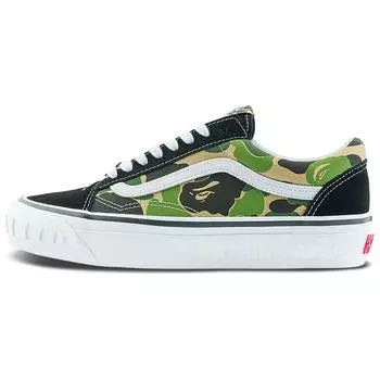 Vans BAPE x Old Skool 36 ABC Camo унисекс кроссовки многоцветные розово-синие VN000E6VE36 40.5