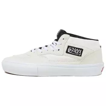 Vans Бело-черные кроссовки унисекс Skate Half Cab VN0A5FCDYB2