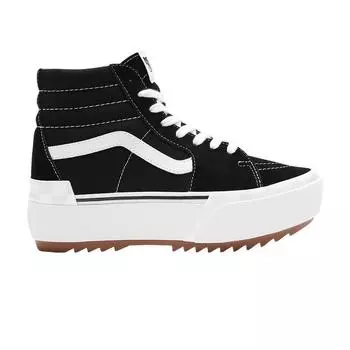 Vans Черные белые мужские кроссовки Sk8-Hi VN0A4BTW5ZN