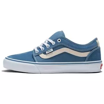 Vans Chukka Low Sidestripe - светло-синие кремовые кроссовки унисекс синие VN0A5KQZEFY 40.5